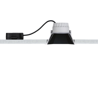 Paulmann LED Einbauleuchte Cole Einzelleuchte 3-Step-Dim Coin IP44 eckig 88x88mm  Coin 6W 470lm 230V dimmbar 2700K Weiß