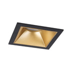 Paulmann LED Einbauleuchte Cole Einzelleuchte 3-Step-Dim Coin IP44 eckig 88x88mm  Coin 6W 470lm 230V dimmbar 2700K Schwarz#Gold matt