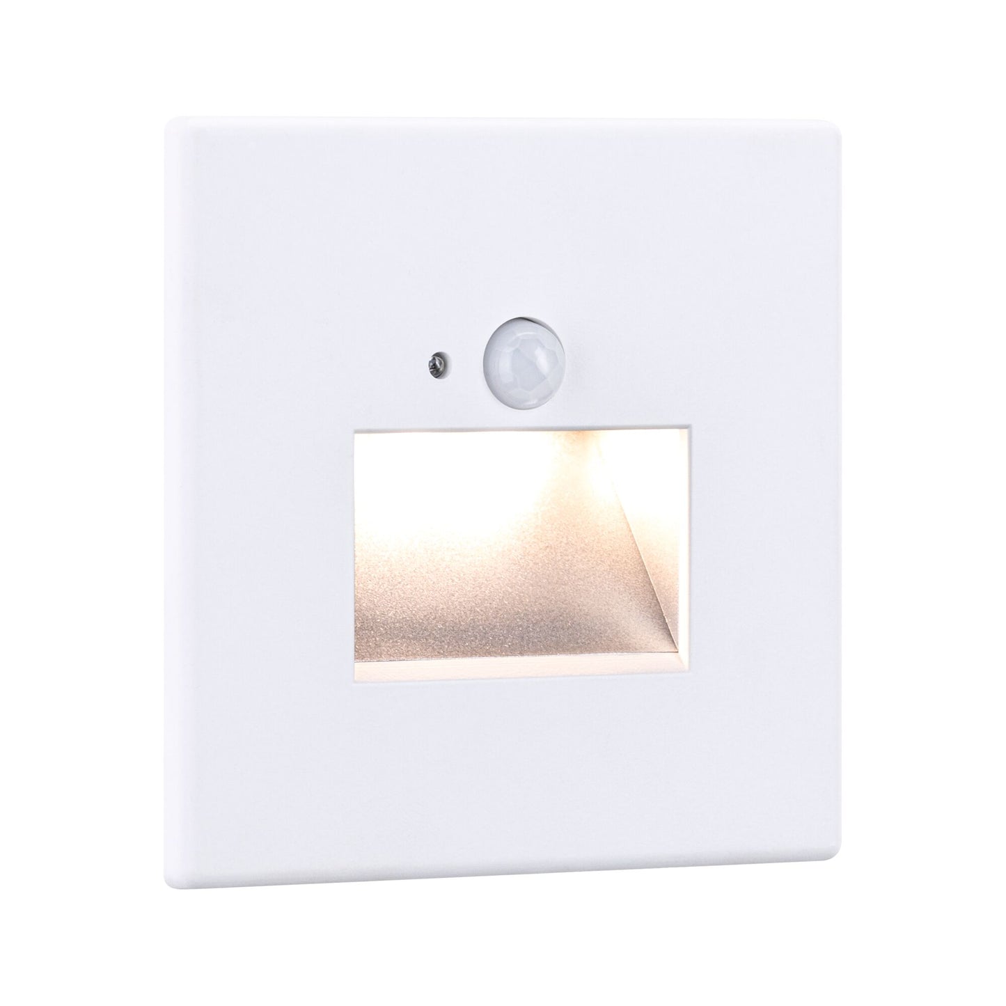 Paulmann LED Wandeinbauleuchte Edge eckig 80x42mm  1,2W 25lm 230V  2700K Weiß matt
