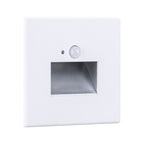 Paulmann LED Wandeinbauleuchte Edge eckig 80x42mm  1,2W 25lm 230V  2700K Weiß matt