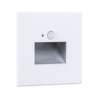 Paulmann LED Wandeinbauleuchte Edge eckig 80x42mm  1,2W 25lm 230V  2700K Weiß matt
