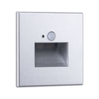 Paulmann LED Wandeinbauleuchte Edge eckig 80x42mm  1,2W 25lm 230V  2700K Chrom matt