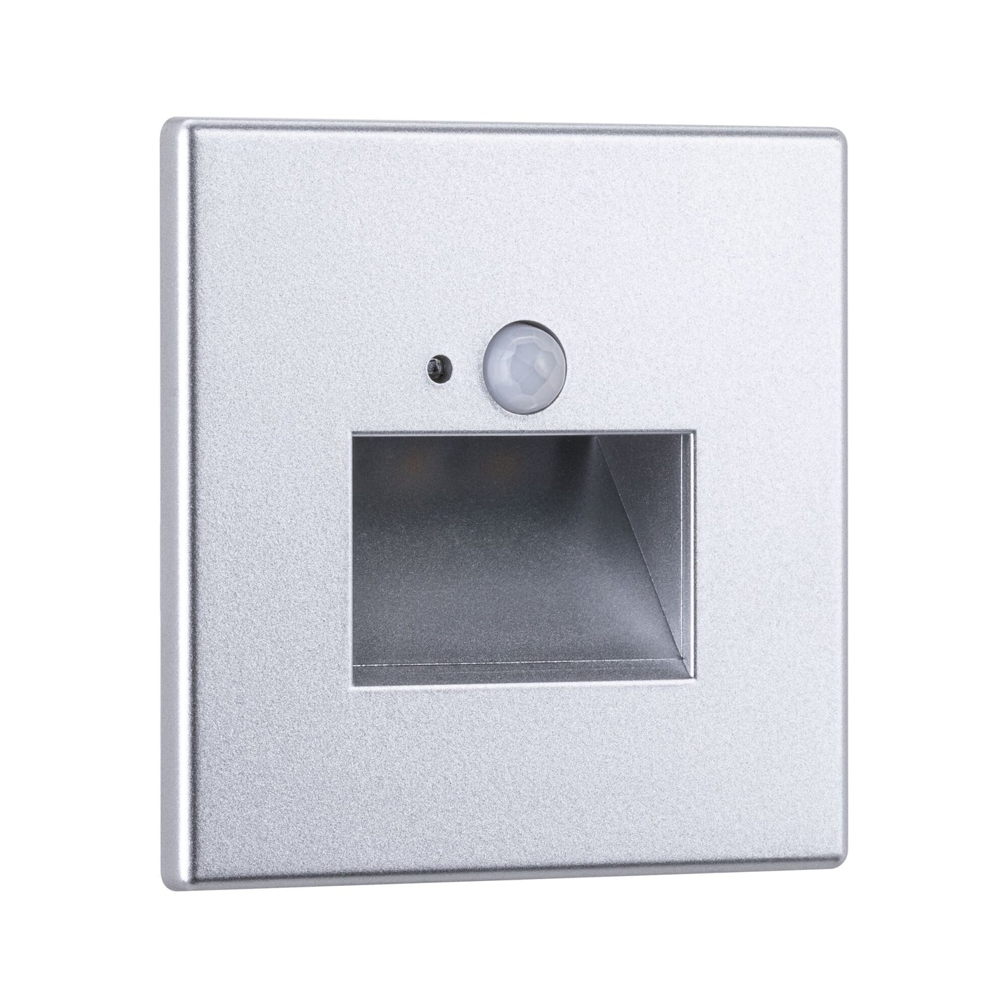 Paulmann LED Wandeinbauleuchte Edge eckig 80x42mm  1,2W 25lm 230V  2700K Chrom matt