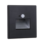 Paulmann LED Wandeinbauleuchte Edge eckig 80x42mm  1,2W 25lm 230V  2700K Schwarz matt