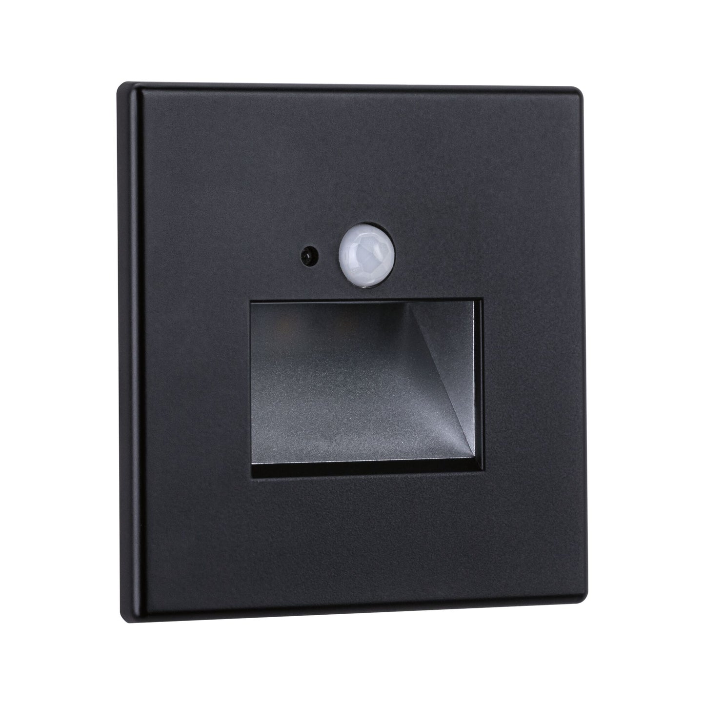 Paulmann LED Wandeinbauleuchte Edge eckig 80x42mm  1,2W 25lm 230V  2700K Schwarz matt