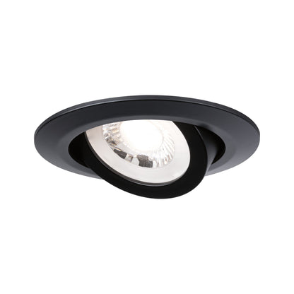 Paulmann LED Einbauleuchte 3er-Set schwenkbar  3.000K 3x6W 230V Schwarz matt schwenkbar