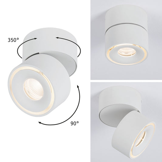 Paulmann Aufbauleuchte LED Spircle Weiß matt 8,0W 3.000K 36°