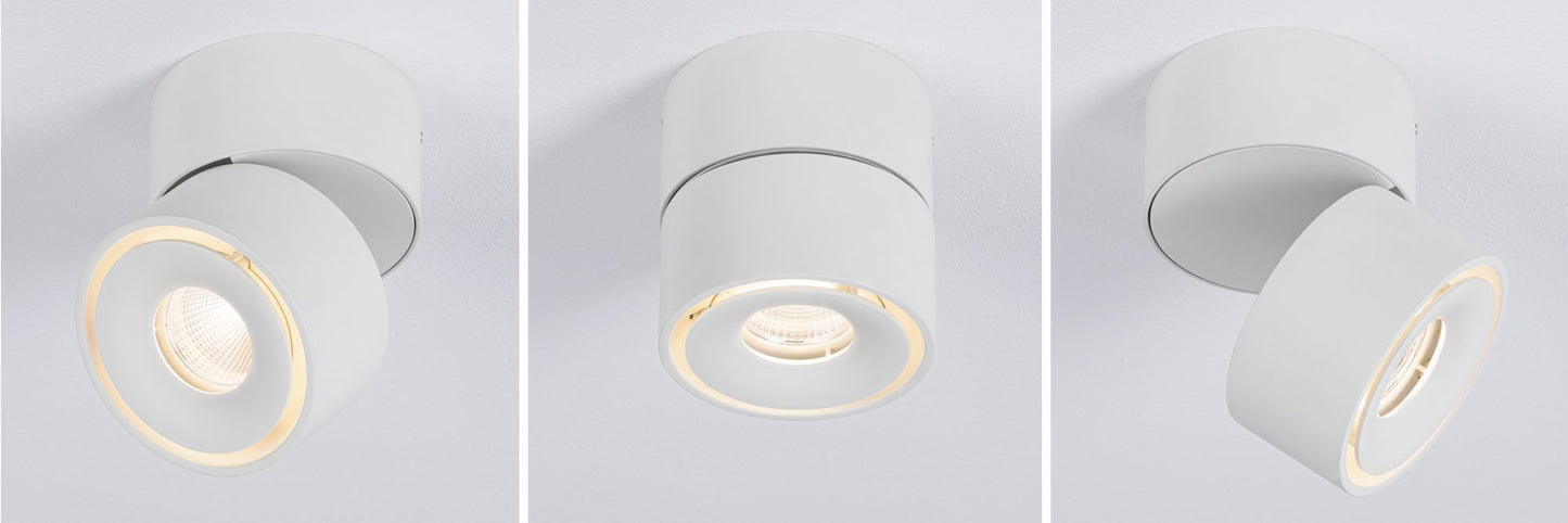 Paulmann Aufbauleuchte LED Spircle Weiß matt 8,0W 3.000K 36°