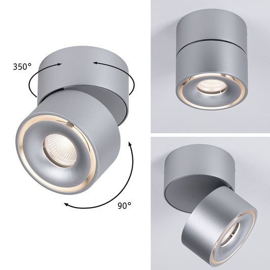 Paulmann Aufbauleuchte LED Spircle Chrom matt 8,0W 3.000K 36°