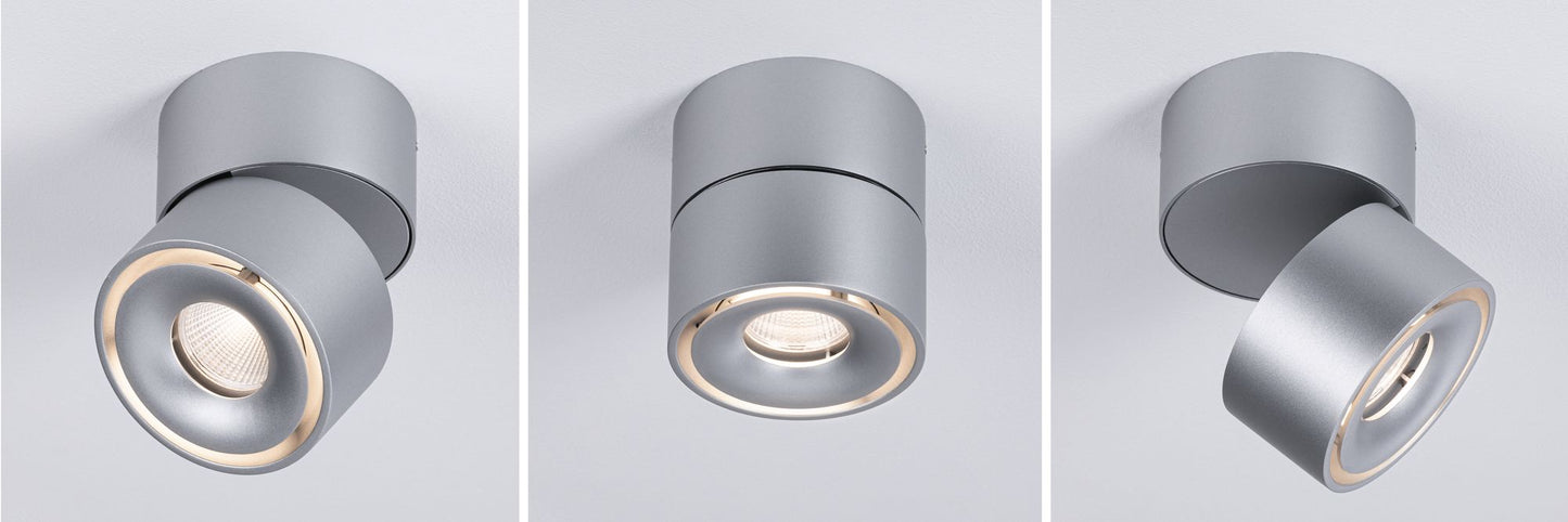 Paulmann Aufbauleuchte LED Spircle Chrom matt 8,0W 3.000K 36°