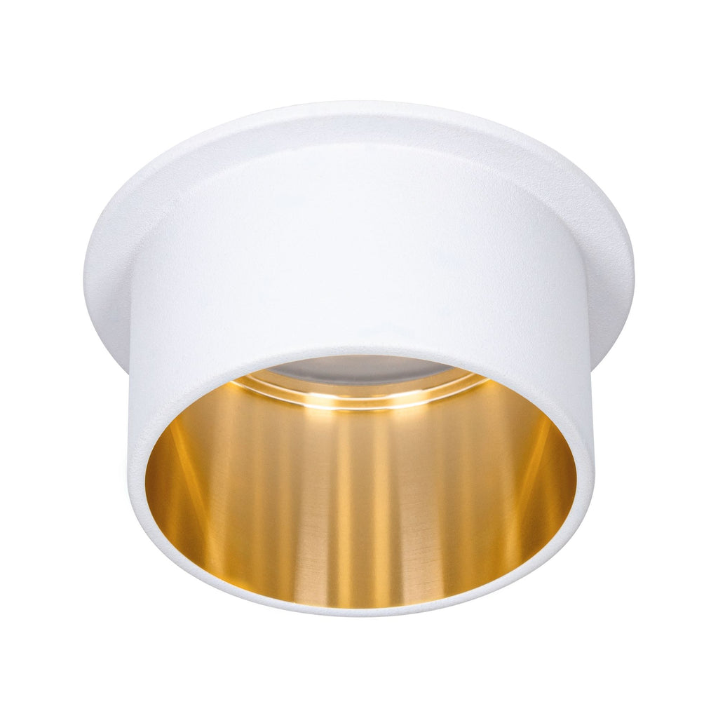 Paulmann Einbauleuchte LED Gil 6W Weiß matt#Gold IP44 2.700K 3-Stufen-dimmbar