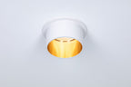 Paulmann Einbauleuchte LED Gil 6W Weiß matt#Gold IP44 2.700K 3-Stufen-dimmbar
