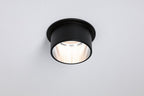 Paulmann Einbauleuchte LED Gil 6W Schwarz matt#Eisen gebürstet IP44 2.700K 3-Stufen-dimmbar