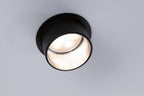 Paulmann Einbauleuchte LED Gil 6W Schwarz matt#Eisen gebürstet IP44 2.700K 3-Stufen-dimmbar