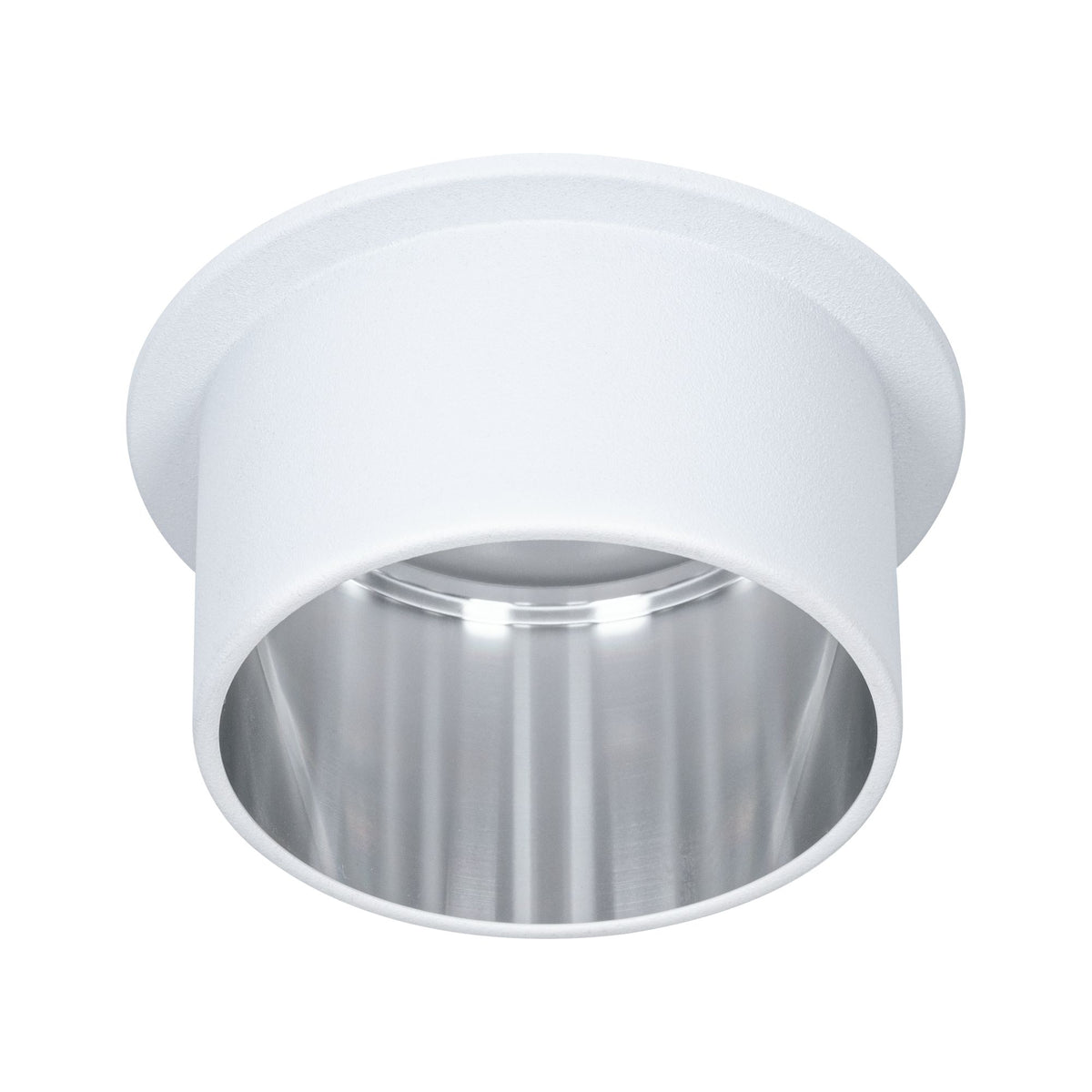 Paulmann Einbauleuchte LED Gil 6W Weiß matt#Eisen gebürstet IP44 2.700K 3-Stufen-dimmbar