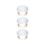Paulmann Einbauleuchte LED Gil 6W Weiß matt#Eisen gebürstet IP44 2.700K 3-Stufen-dimmbar