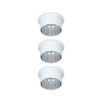 Paulmann Einbauleuchte LED Gil 6W Weiß matt#Eisen gebürstet IP44 2.700K 3-Stufen-dimmbar