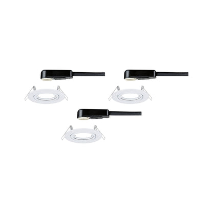 Paulmann EBL Set schwenkbar max 3x10W GU10 230V Weiß/Metall