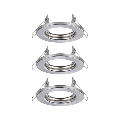 Paulmann EBL Set starr max 3x10W GU10 230V Eisen gebürstet/Metall