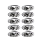 Paulmann Einbauleuchte LED Base rund max. 10x10W GU10 Eisen gebürstet