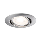 Paulmann Einbauleuchte LED Base rund max. 10x10W GU10 Eisen gebürstet