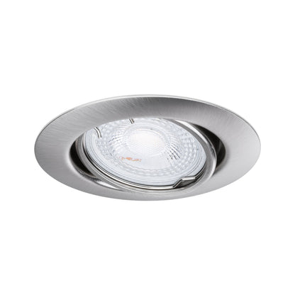 Paulmann Einbauleuchte LED Base rund max. 10x10W GU10 Eisen gebürstet