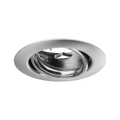 Paulmann Einbauleuchte LED Base rund max. 10x10W GU10 Eisen gebürstet