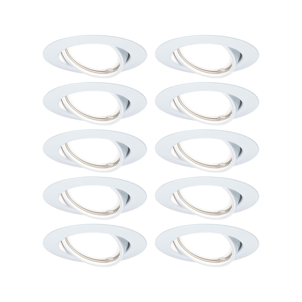 Paulmann Einbauleuchte LED Base rund max. 10x10W GU10 Weiß