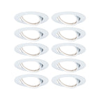 Paulmann Einbauleuchte LED Base rund max. 10x10W GU10 Weiß