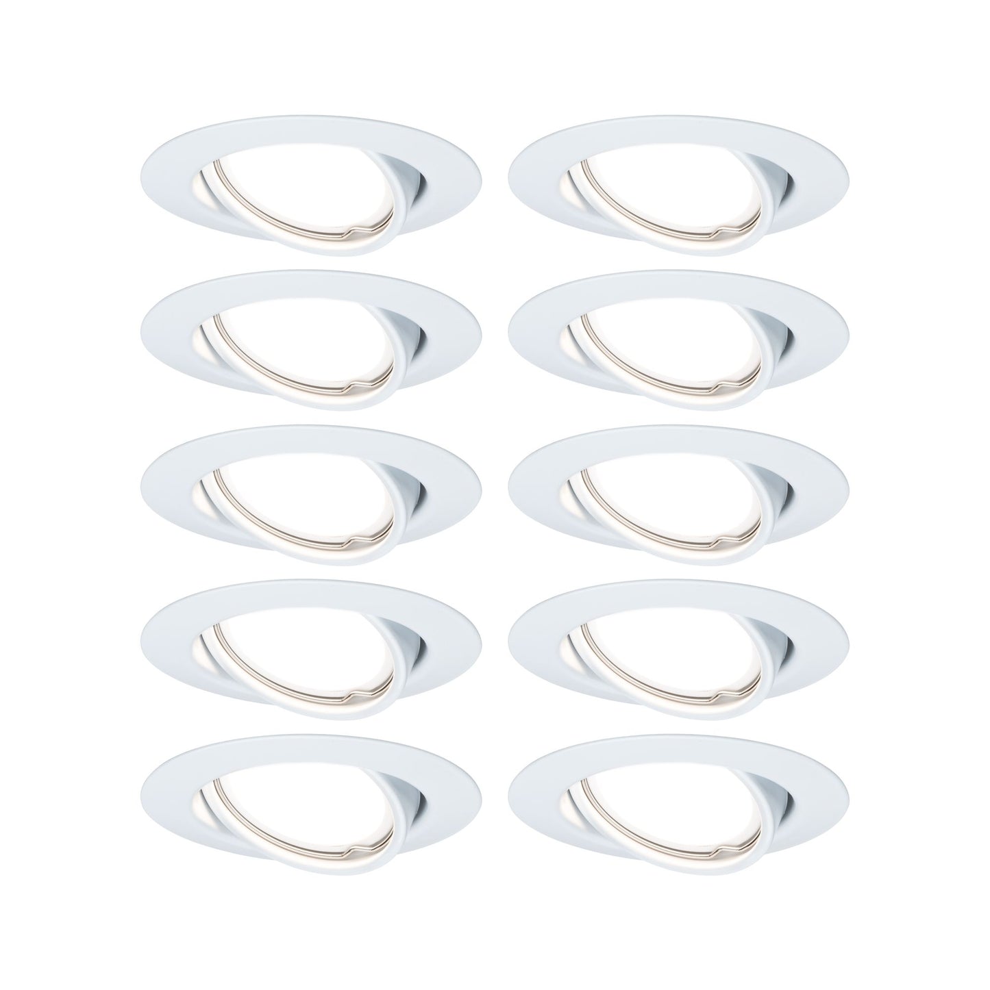 Paulmann Einbauleuchte LED Base rund max. 10x10W GU10 Weiß