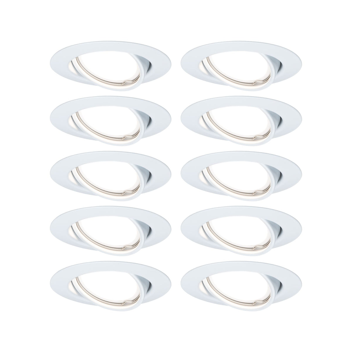 Paulmann Einbauleuchte LED Base rund max. 10x10W GU10 Weiß