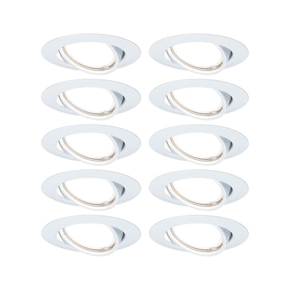 Paulmann Einbauleuchte LED Base rund max. 10x10W GU10 Weiß