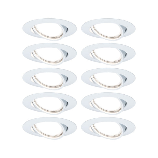 Paulmann Einbauleuchte LED Base rund max. 10x10W GU10 Weiß