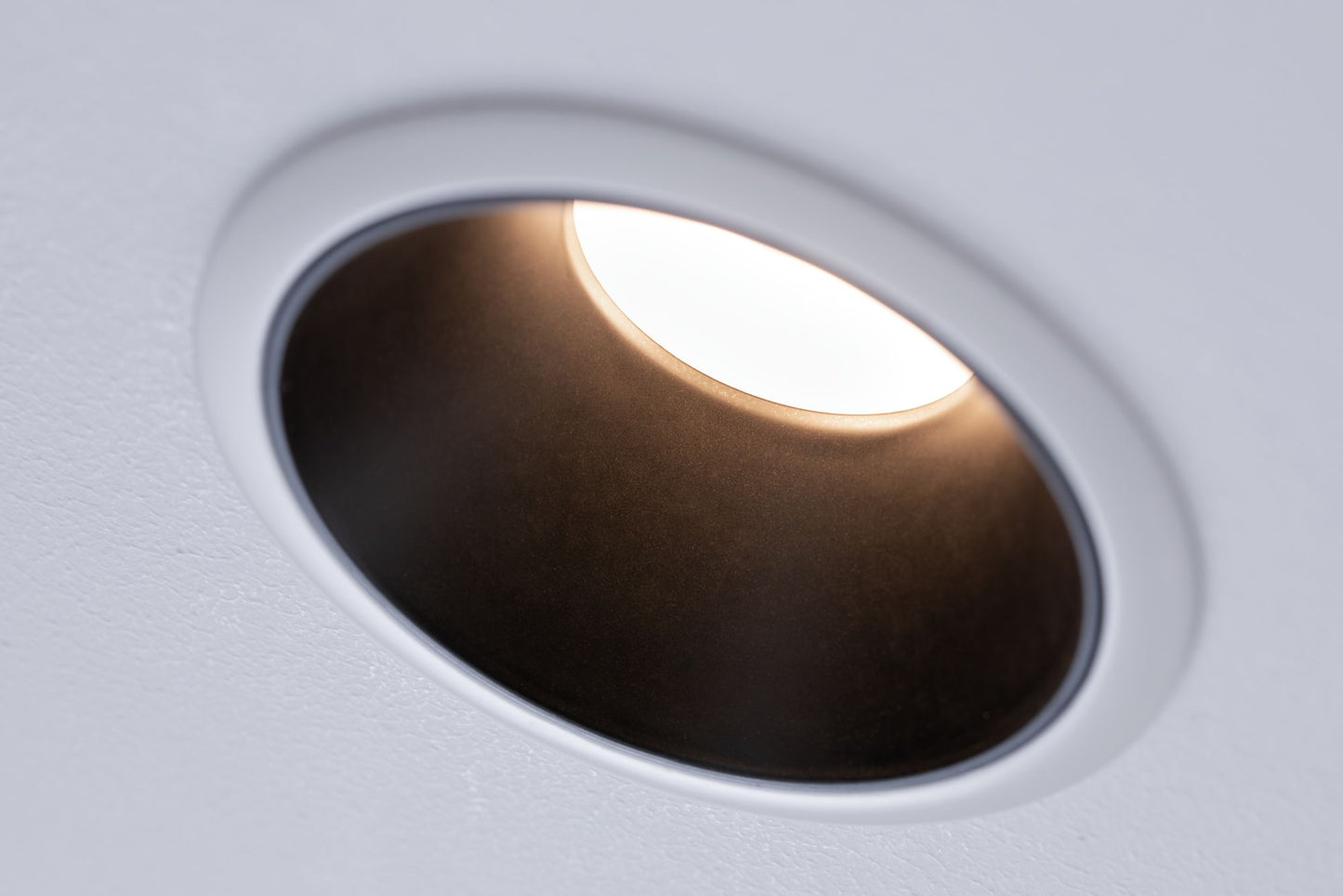 Paulmann Einbauleuchte LED Cole 3x6,5W Weiß/Schwarz matt 3-Stufen-dimmbar 2700K Warmweiß
