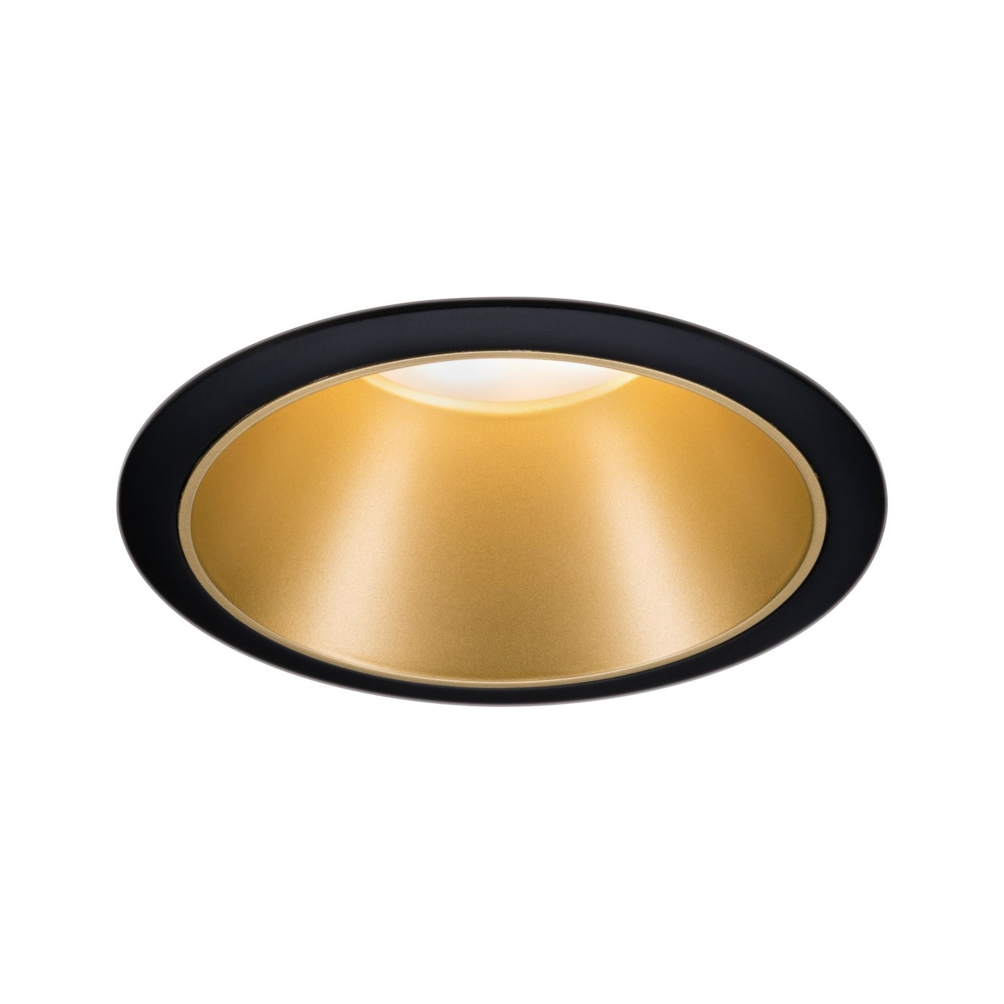 Paulmann Einbauleuchte LED Cole 6,5W Schwarz/Gold matt 3-Stufen-dimmbar 2700K Warmweiß