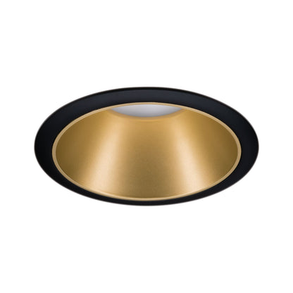 Paulmann Einbauleuchte LED Cole 6,5W Schwarz/Gold matt 3-Stufen-dimmbar 2700K Warmweiß