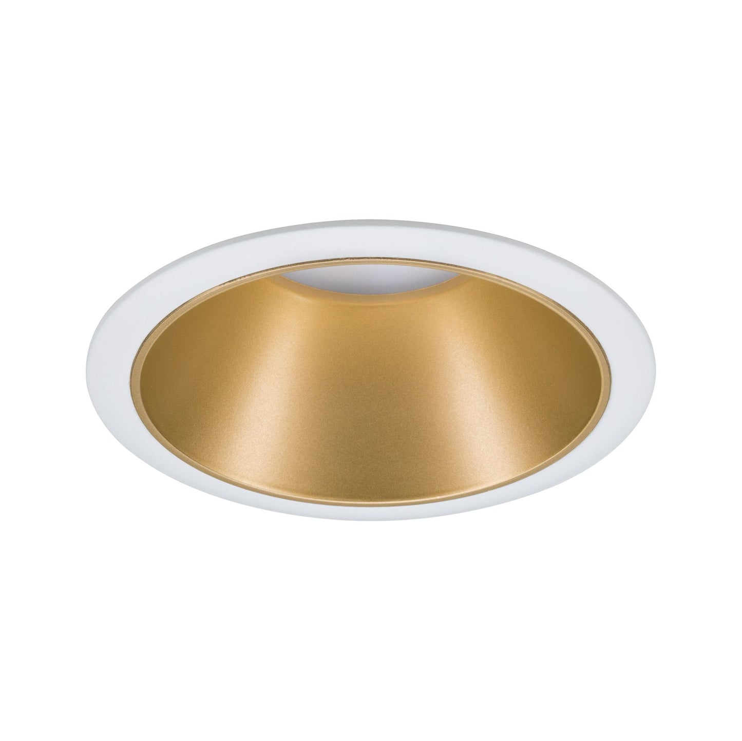 Paulmann Einbauleuchte LED Cole 6,5W Weiß/Gold matt 3-Stufen-dimmbar 2700K Warmweiß
