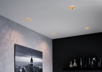 Paulmann Einbauleuchte LED Cole 6,5W Weiß/Gold matt 3-Stufen-dimmbar 2700K Warmweiß