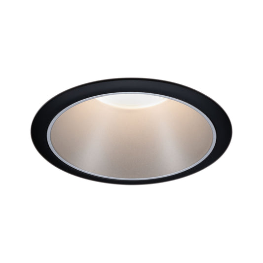 Paulmann Einbauleuchte LED Cole 6,5W Schwarz/Silber matt 3-Stufen-dimmbar 2700K Warmweiß