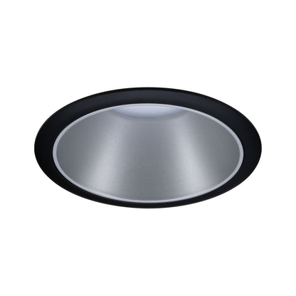 Paulmann Einbauleuchte LED Cole 6,5W Schwarz/Silber matt 3-Stufen-dimmbar 2700K Warmweiß