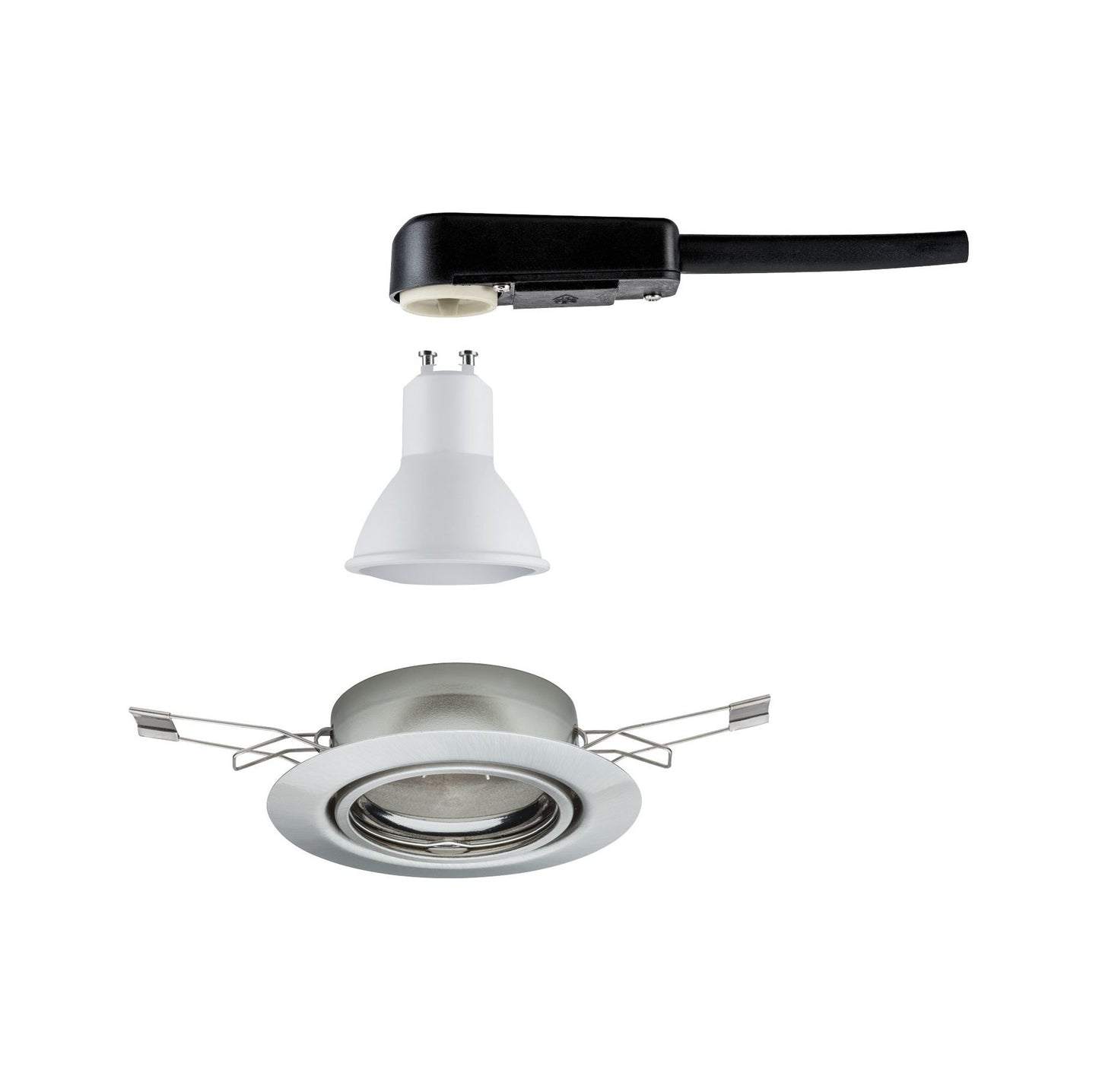 Paulmann EBL Base Set schwenkbar 1x5W 230V GU10 51mm Eisen geb/Metall