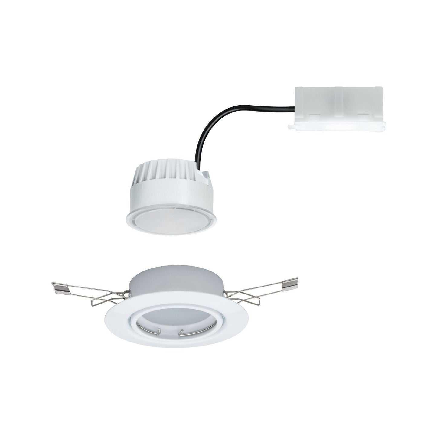 Paulmann EBL Base Coin Set schwenkbar 1x5W 230V 51mm Weiß/Metall