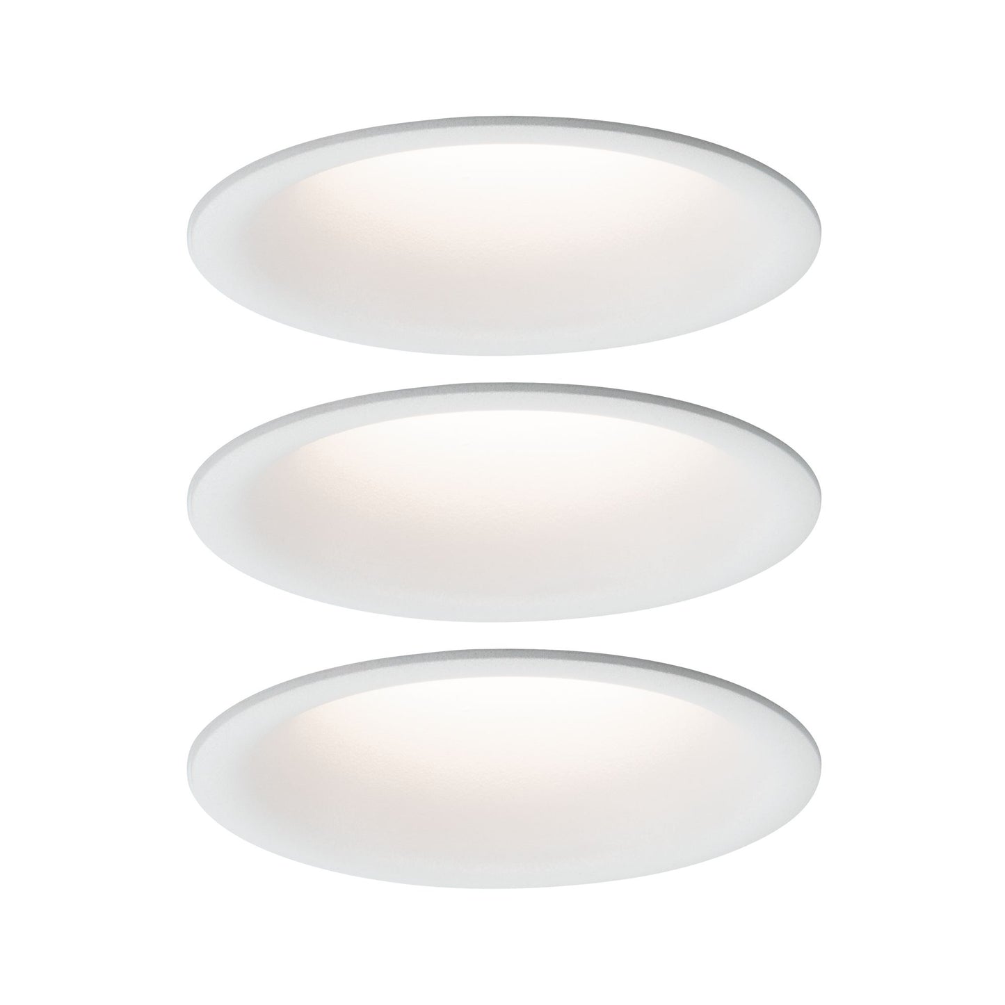 Paulmann Einbauleuchte LED Cymbal 3x6,7W Weiß matt blendfrei dimmbar