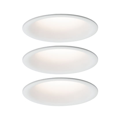Paulmann Einbauleuchte LED Cymbal 3x6,7W Weiß matt blendfrei dimmbar