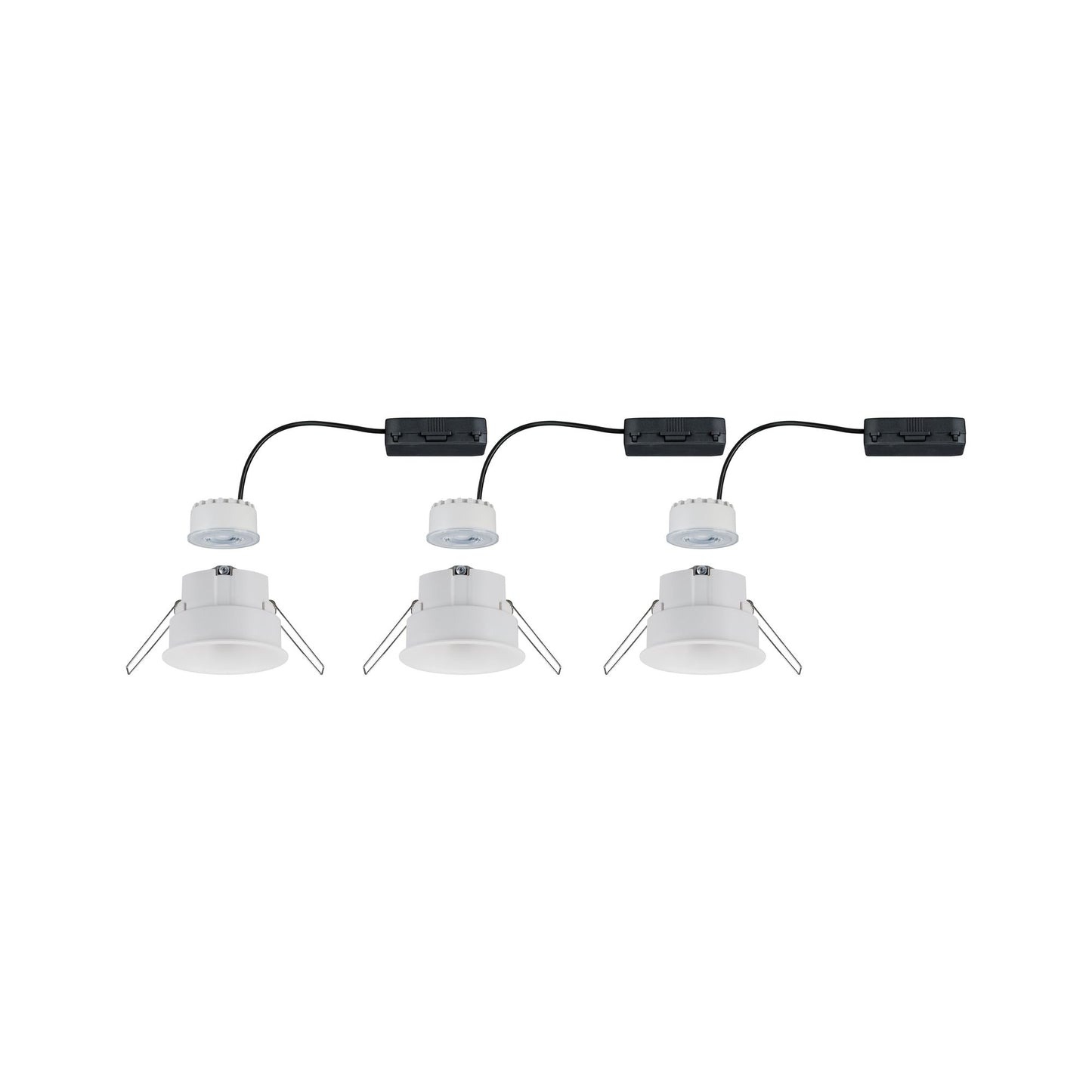 Paulmann Einbauleuchte LED Cymbal 3x6,7W Weiß matt blendfrei dimmbar