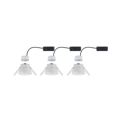 Paulmann Einbauleuchte LED Cymbal 3x6,7W Weiß matt blendfrei dimmbar