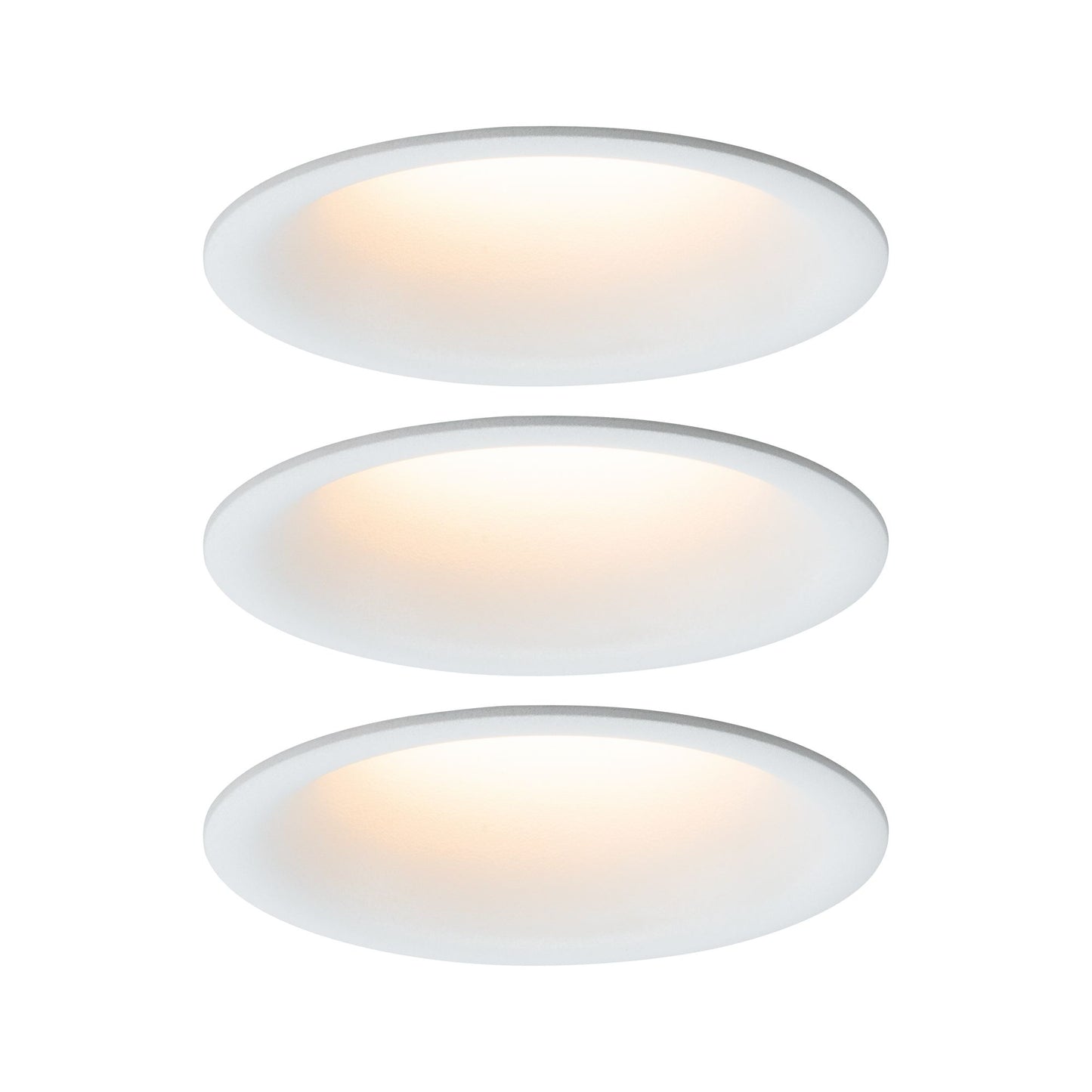 Paulmann Einbauleuchte LED Cymbal 3x6W Weiß matt blendfrei dimmbar