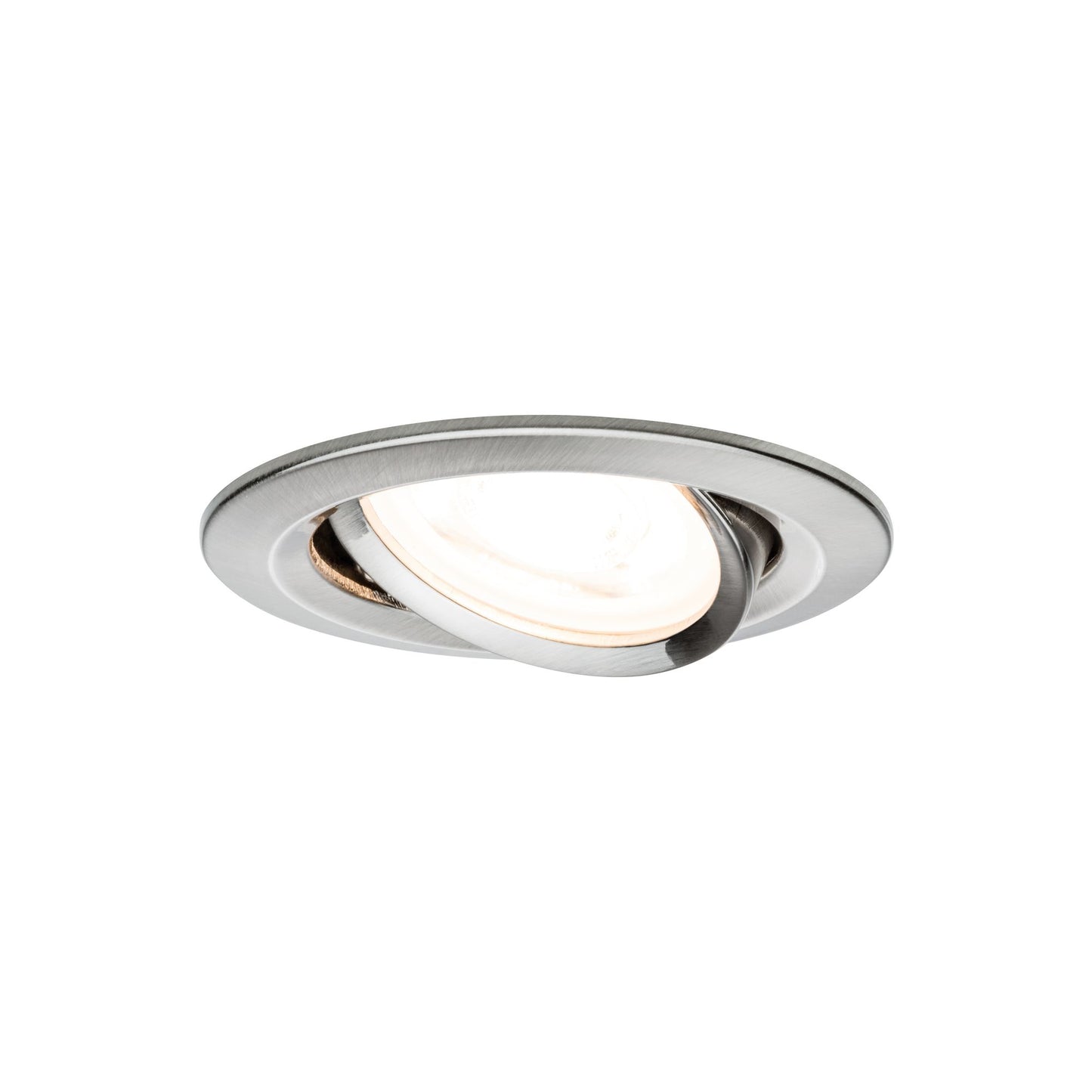 Paulmann EBL Set Nova rund schwenkbar LED 3x6,5W 2700K 230V GU10 51mm Eisen geb/Alu