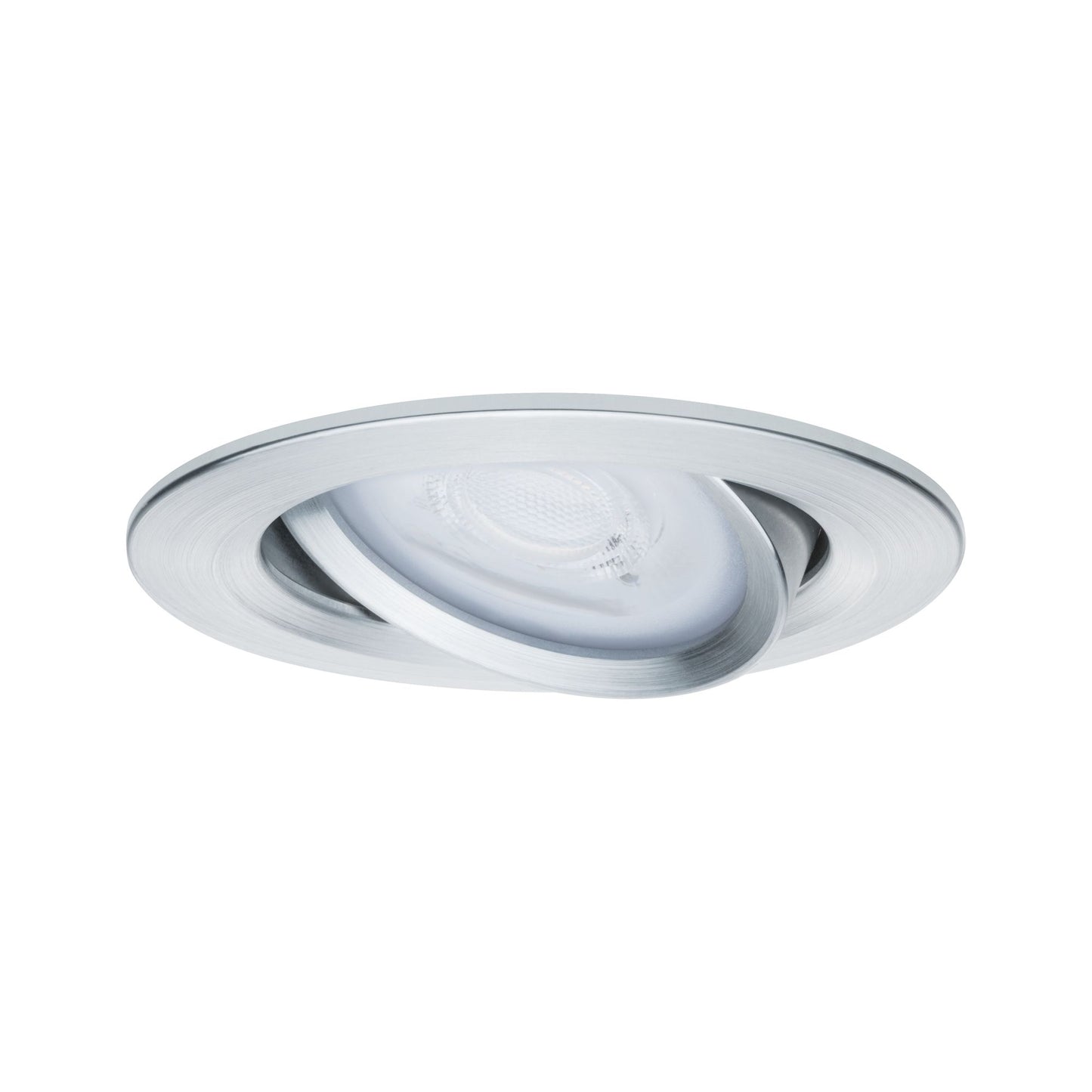 Paulmann EBL Set Nova rund schwenkbar LED 1x6,5W 2700K 230V GU10 51mm Alu ged/Alu