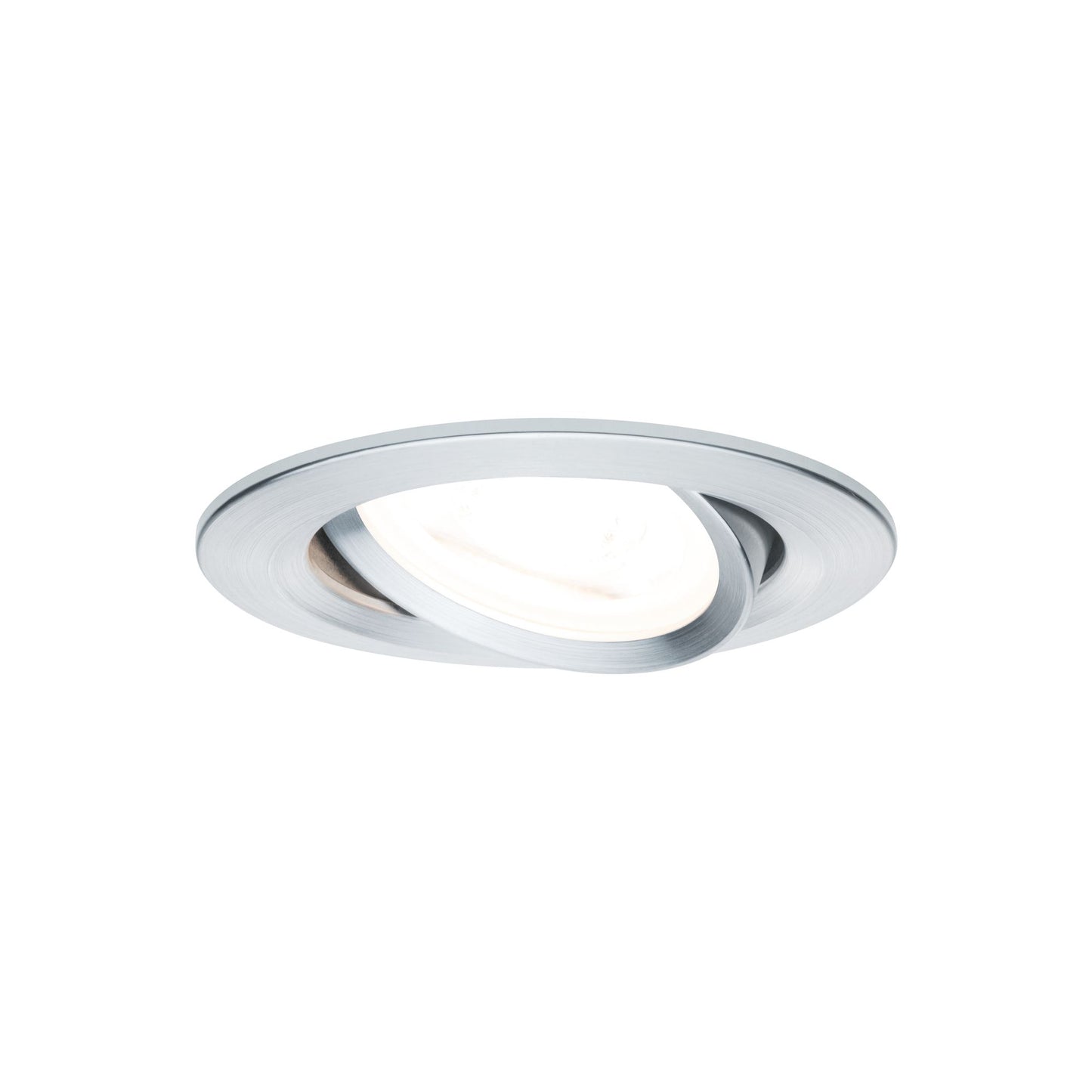 Paulmann EBL Set Nova rund schwenkbar LED 3x6,5W 2700K 230V GU10 51mm Alu ged/Alu